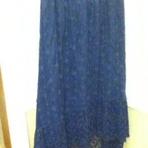 Midnight blue Hi-Lo skirt